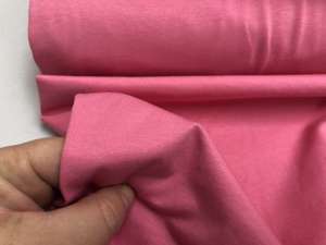 Bomuldsjersey - lys pink